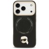 Karl Lagerfeld - Hardcase Big Strap Karl Metal Logo MagSafe puzdro pre iPhone 17 Pro - čierne