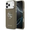 Guess - Hardcase Grained Big 4G Classic Logo puzdro pre iPhone 17 Pro Max - hnedé