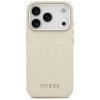 Guess - Peony Hot Stamp Script MagSafe (GUHMP17LPSPOSSSE) - iPhone 17 Pro - Beige
