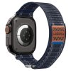 Spigen - Watchband WBF0 remienok pre Apple Watch 8 / 9 / 10 / SE / SE 2 / Ultra / Ultra 2 (44/45/46/49mm) - tmavomodrý