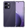 Techsuit - Shockproof Clear Silicone - Oppo Reno14 Pro - Smoke Black