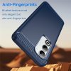 Techsuit - Carbon Silicone puzdro pre Oppo A5 4G / A5 5G - modré