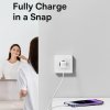 Baseus - Wall Charger sieťová nabíjačka (USB-C kábel v balení 1 m, GaN technológia, USB-C, rýchlonabíjanie, 30W) - fialová Midnight Purple
