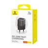 Baseus - Wall Charger sieťová nabíjačka (GaN5S, USB-C, 20W) - čierna