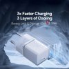 Baseus - Wall Charger Gallium Nitride sieťová nabíjačka (GaN5S, USB-C, rýchlonabíjanie, 30W) - biela