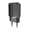 Baseus - Wall Charger Super Si sieťová nabíjačka (USB-C, rýchlonabíjanie, 30W) - čierna