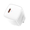 Baseus - Wall Charger Cube Pro sieťová nabíjačka (rýchlonabíjanie, USB-C, 30W) - biela