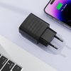 Acefast - Wall Charger A104 sieťová nabíjačka (USB-C, PD25W, GaN technológia, kompatibilita rýchlonabíjania) - čierna