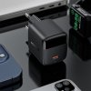 Acefast - Wall Charger A115 sieťová nabíjačka (digitálny displej, rýchlonabíjanie, GaN technológia, USB-C, PD30W) - čierna