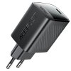Acefast - Wall Charger A112 sieťová nabíjačka (rýchlonabíjanie, GaN technológia, USB-C, 45W, 3A, Smart Chip) - čierna