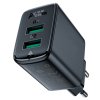 Acefast - Wall Charger (A33) - Dual Port, Fast Charge 2x USB, QC18W - Black