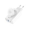 3mk - 2in1 Wall Charger Hardy - for Apple, USB-A, USB-C, PD33W - White