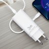 3mk - Wall Charger Hyper sieťová nabíjačka (2× USB-C, 1× USB-A, GaN technológia, Quick Charge, 65W) - biela