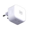 3mk - Wall Charger Hyper - 2x USB-C, 35W, 90° Charger Input, Compact Design - White