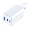 3mk - Wall Charger Hyper - USB-A/USB-C, GaN Technology, 65W, QX4+, Fireproof V0 Material - White