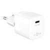 Fixed - Wall Charger Mini sieťová nabíjačka (GaN technológia, USB-C, PD3.0, 30W, kompaktná veľkosť) - biela