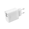 Fixed - Wall Charger sieťová nabíjačka (USB-C, Power Delivery 3.0, 20W, kompaktný dizajn, USB-C kábel 1 m) - biela