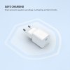 Fixed - Wall Charger Mini sieťová nabíjačka (GaN technológia, USB-C, PD3.0, 30W, kompaktný dizajn, USB-C kábel 1 m) - biela