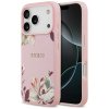 Guess - Grained Flowers MagSafe (GUHMP17LPGNMPLMP) - iPhone 17 Pro - Pink