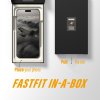 PanzerGlass - Ultra-Wide Fit Stealth Screen Protector FASTFIT IN-A-BOX ochranné sklo pre iPhone 17 Air - čierne