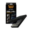 PanzerGlass - Ultra-Wide Fit Stealth Screen Protector FASTFIT IN-A-BOX ochranné sklo pre iPhone 17 Pro - čierne