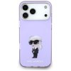 Karl Lagerfeld - IML Aquarelle MagSafe puzdro pre iPhone 17 Pro Max - fialové Karl & Choupette
