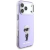 Karl Lagerfeld - IML Aquarelle MagSafe (KLHMP17XHMKIAQOU) - iPhone 17 Pro Max - Purple Karl & Choupette