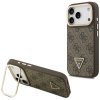 Guess - Hardcase 4G Triangle Logo MagSafe Stand Camera puzdro pre iPhone 17 Pro - hnedé