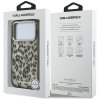 Karl Lagerfeld - IML Leopard Pattern MagSafe puzdro pre iPhone 17 Pro - hnedé