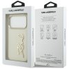 Karl Lagerfeld - Hardcase Script Logo (KLHCP17XPSKMGVE) - iPhone 17 Pro Max - Beige