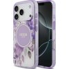 Guess - IML Flower & Tonal Circle MagSafe (GUHMP17XHFWBDCEU) - iPhone 17 Pro Max - Purple