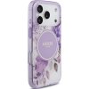 Guess - IML Flower & Tonal Circle MagSafe (GUHMP17LHFWBDCEU) - iPhone 17 Pro - Purple