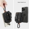 Spigen - Phone Pouch Snap Zip MagSafe organizér / peňaženka (držiak kariet, AirPods, priehradky, opasok, univerzálny) - čierny