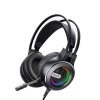 Yesido - Wired Headphones (EK02) - for Gaming, Jack 3.5mm, with Microphone, RGB LED Lights - Black