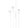 Borofone - Wired Earphones Star BM99 káblové slúchadlá (mikrofón, USB-C, DAC čip, 1.2 m) - biele