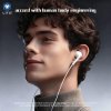 Lito - Wired Earphones LF01A káblové slúchadlá (3.5 mm jack, stereo, half in-ear, HD mikrofón, 1.2 m) - biele