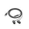 Borofone - Wired Earphones Delicious BM77 káblové slúchadlá (USB-C, mikrofón, stereo bass, Hi-Fi zvuk, univerzálne, 1.2 m) - čierne