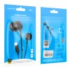 Borofone - Wired Earphones Delicious BM77 káblové slúchadlá (USB-C, mikrofón, stereo bass, Hi-Fi zvuk, univerzálne, 1.2 m) - čierne