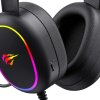 Havit - Gaming Headphones Gamenote H2016d - for Gaming, with Microphone, RGB, USB, Jack 3.5mm - Black