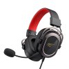 Havit - Gaming Headphones H2008d herné slúchadlá (3.5 mm jack, odnímateľný mikrofón, nastaviteľné) - čierno-červené