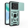 Techsuit - CamShield Series kryt s ochranou fotoaparátu pre Honor X5c Plus – zelený