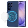 Techsuit - SoftFlex MagSafe silikónový kryt pre Samsung Galaxy S26 Ultra – tmavomodrý