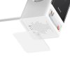 Baseus - Extension Cord PowerCombo predlžovací kábel s 2× USB, 2× USB-C a zásuvkou Schuko, 65 W – biely