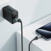Acefast - Data Cable dátový a nabíjací kábel USB-C na USB-C Fast Charge 60 W (3 A), nylonové opletenie, 1,2 m – čierny