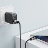 Acefast - Data Cable dátový a nabíjací kábel USB-A na USB-C Fast Charge 66 W s digitálnym displejom, zliatina zinku, 1,2 m – čierny