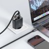 Acefast - Data Cable dátový a nabíjací kábel USB-C na USB / USB-C Fast Charge 60 W (3 A), odolný proti ohybu, zliatina zinku, 1,2 m – čierny