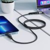 Acefast - Data Cable dátový a nabíjací kábel USB-C na USB-C MagSafe 3 adaptér Fast Charge 240 W (48 V / 5 A), 1,2 m – čierny
