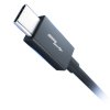 3mk - Data Cable Hyper Thunderbolt 3 dátový a nabíjací kábel USB-C na USB-C Thunderbolt 3 8K@60 Hz, PD 240 W, 40 Gb/s, 1 m – čierny