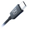 3mk - Data Cable Hyper Thunderbolt 3 - Type-C to Type-C, 8K@60Hz, PD240W, 40Gb/s, 1m - Black