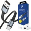 3mk - Data Cable Hyper N-Series - USB to Type-C, 18W, 9V/2A, 1m - Black